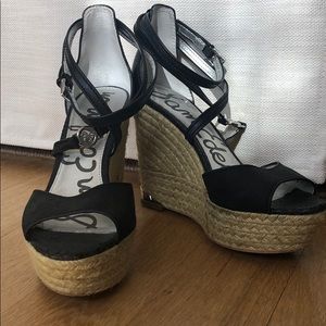 WORN ONCE Sam Edelman wedges